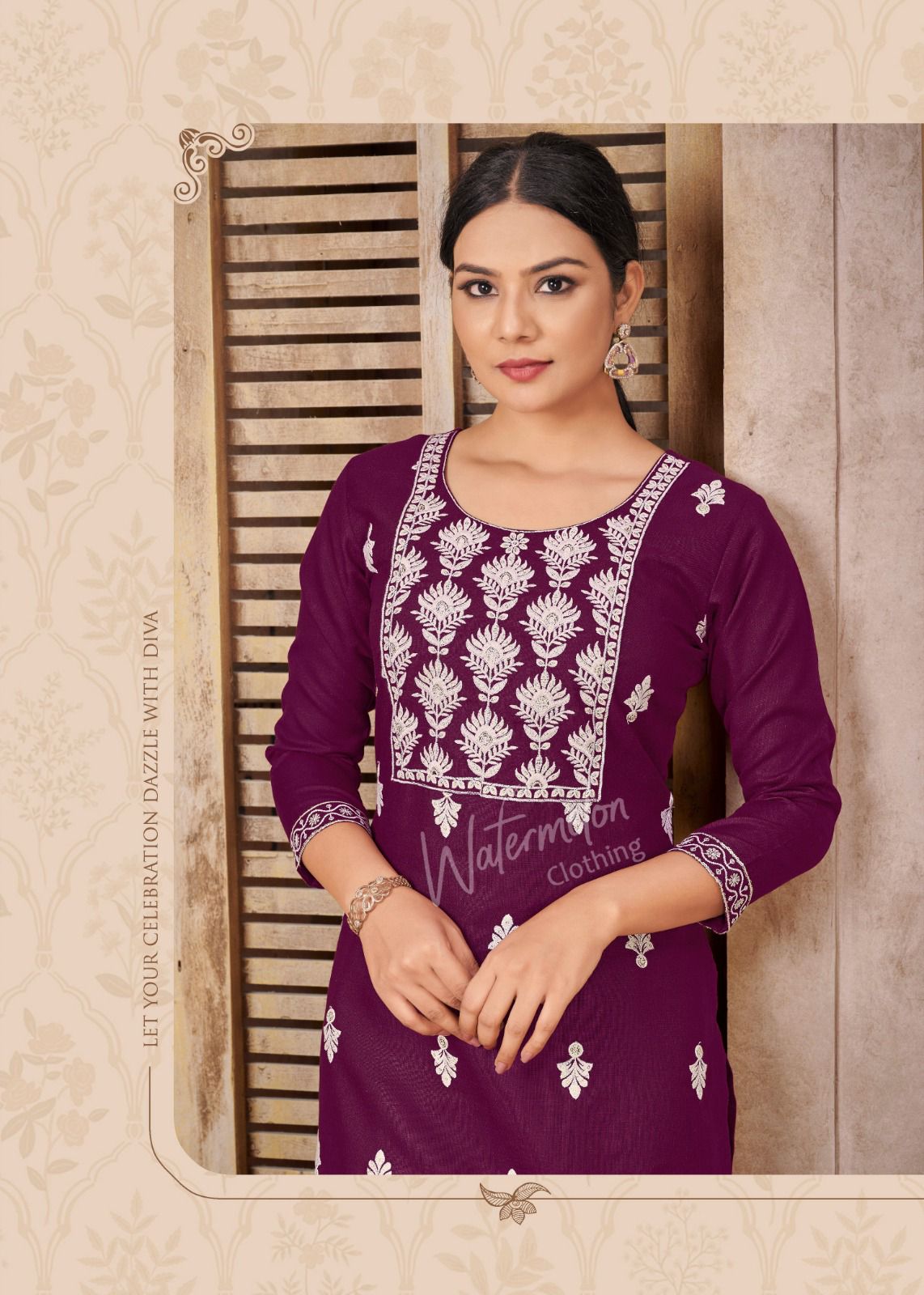 Yogita Cotton Embroidery Kurtis Catalog
